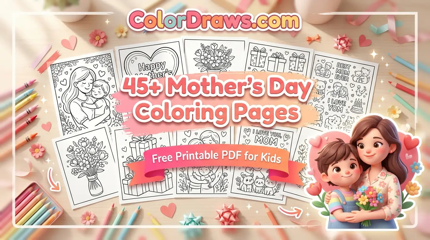 mother’s day coloring pages