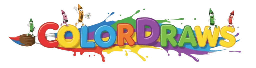Color draws Logo Free Printable and online coloring
