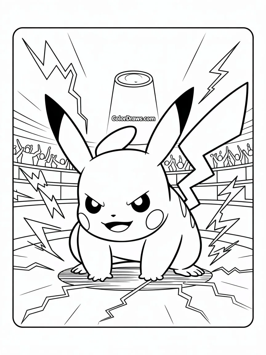 Pikachu Coloring Pages (80+ Free PDF Printable for Kids)